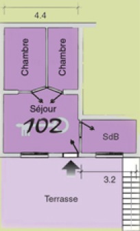 image appartement 102