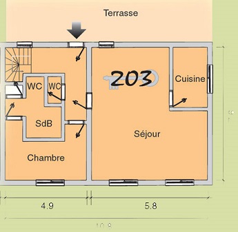 image appartement 203